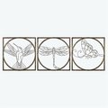 Made4Mattress Metal Wall Decor, Assorted Color - 3 Piece MA3280453